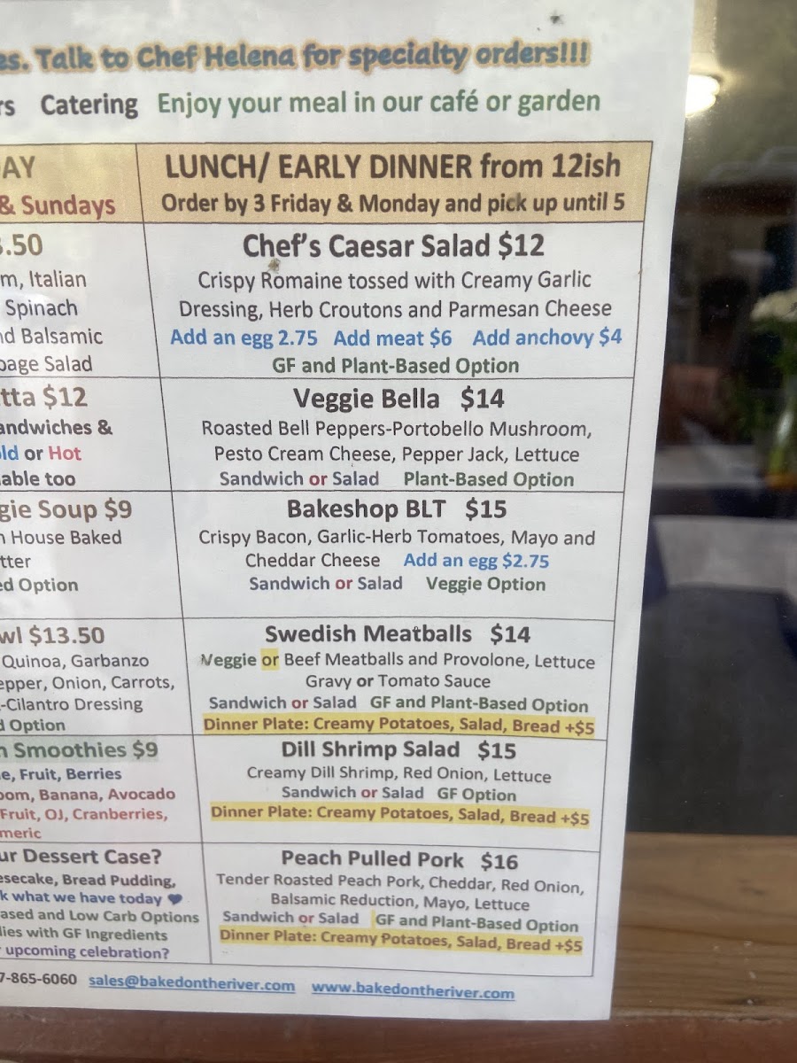 Menu Baked On The River-10